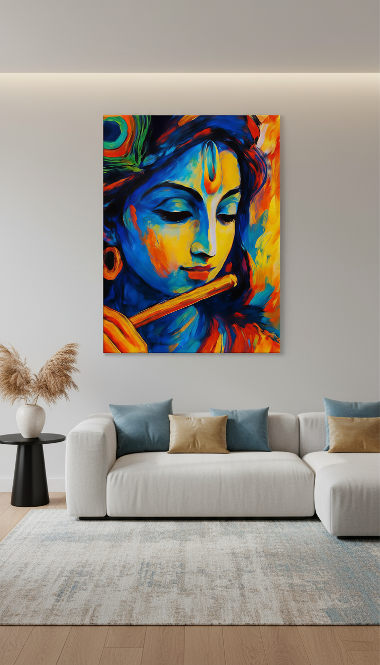 Krishna Canvas Wall Art