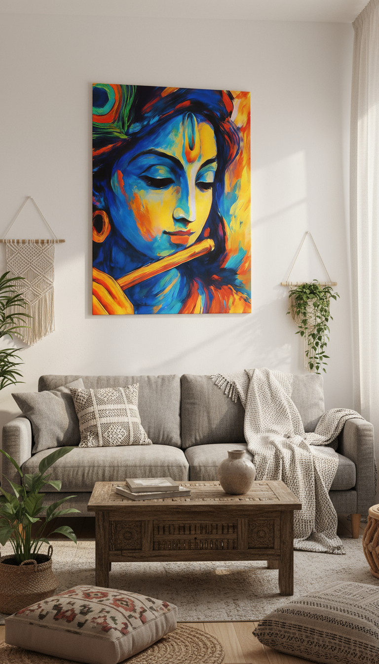 Krishna Canvas Wall Art