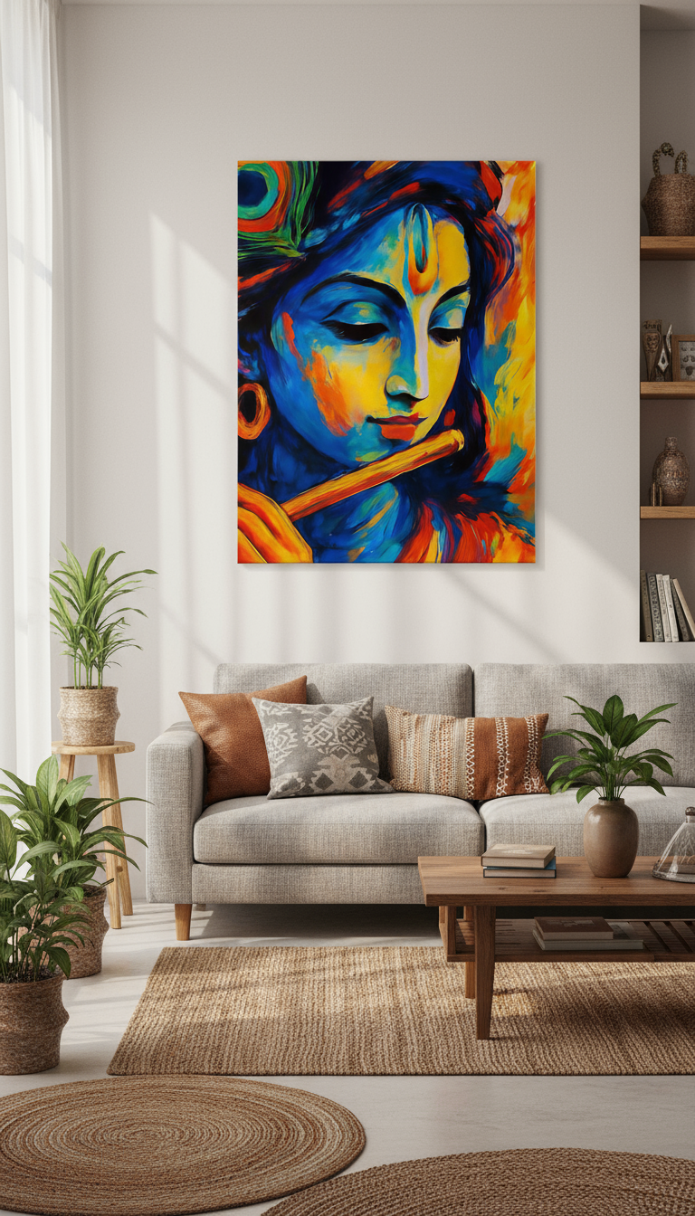 Krishna Canvas Wall Art