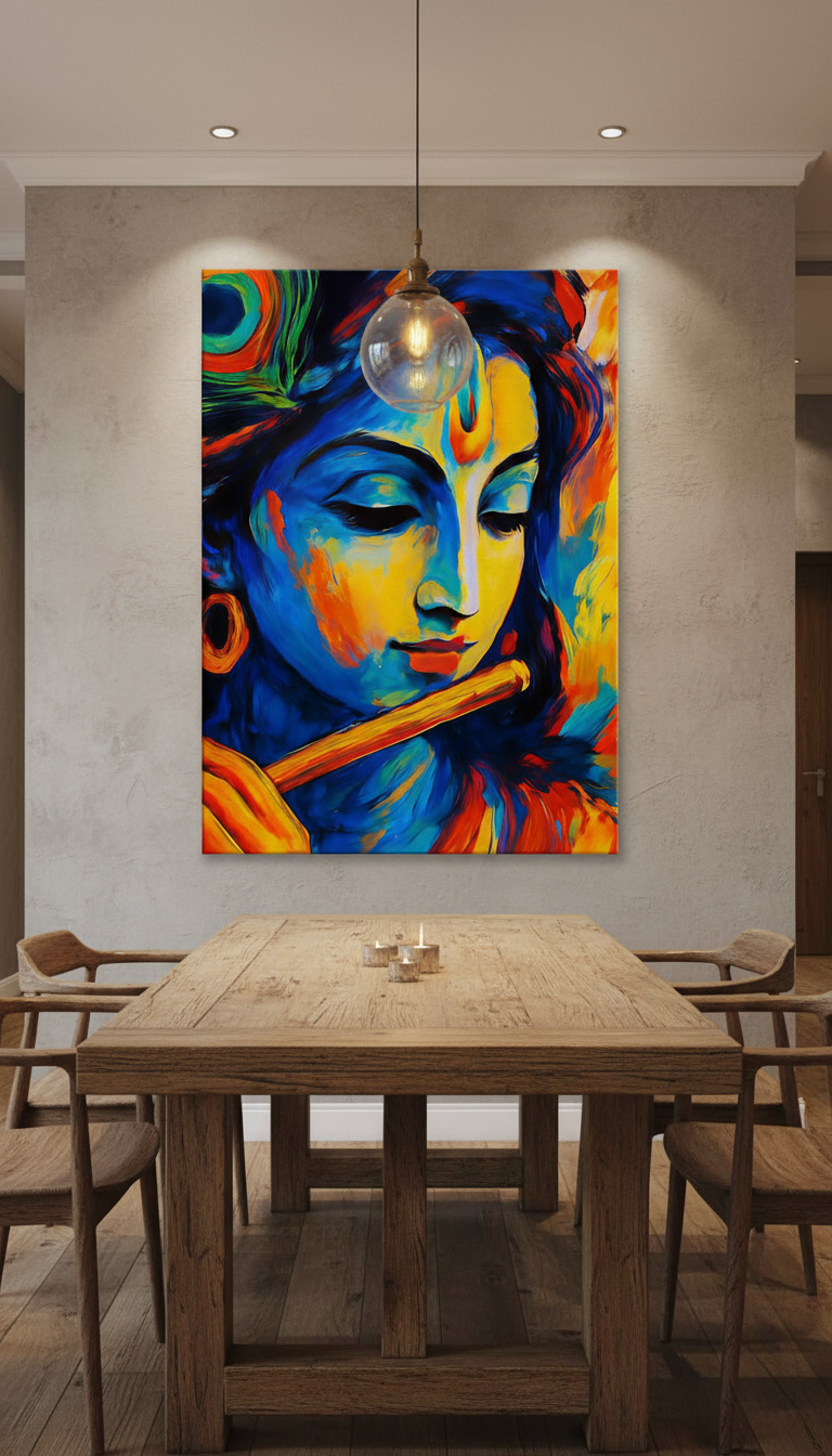 Krishna Canvas Wall Art