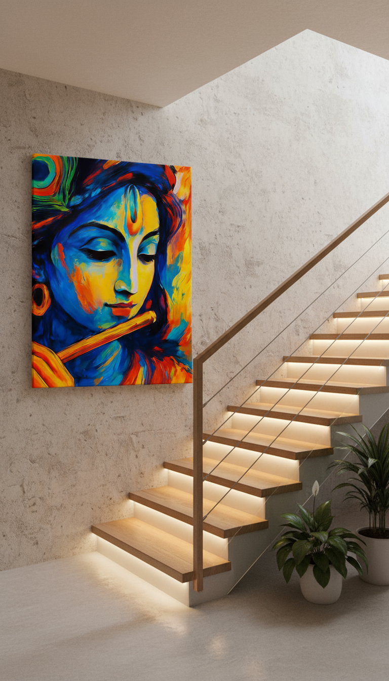 Krishna Canvas Wall Art