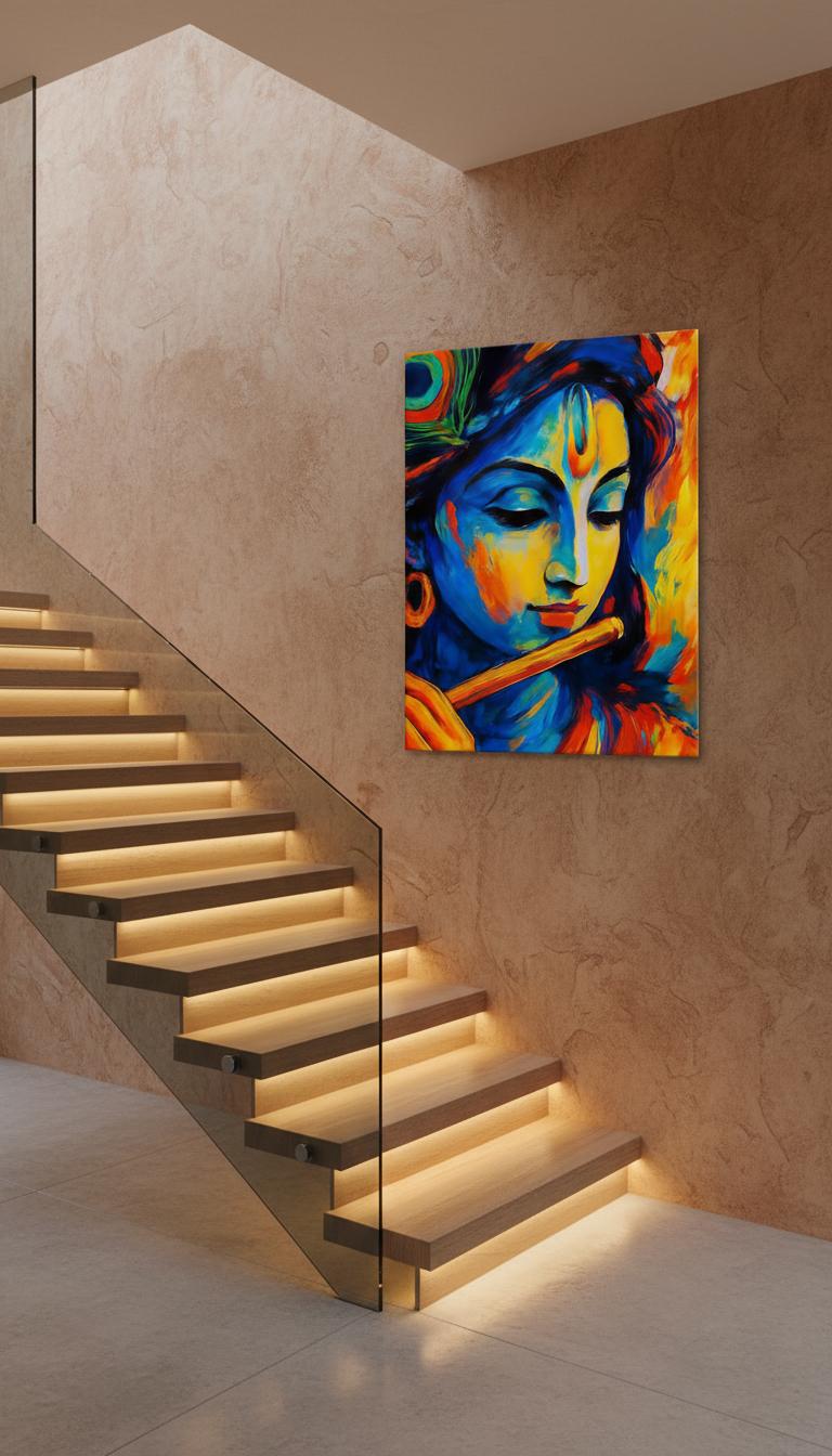 Krishna Canvas Wall Art