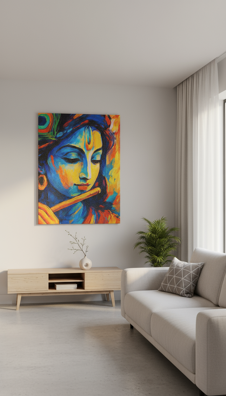 Krishna Canvas Wall Art