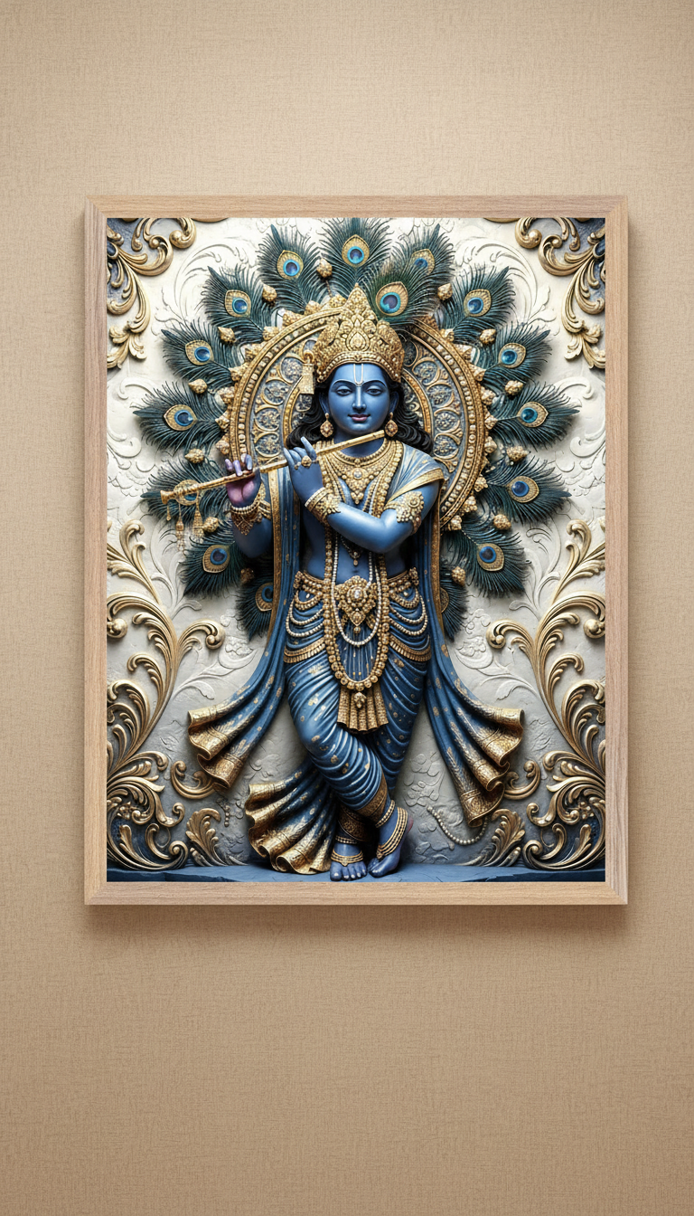 Krishna Wall Art Print