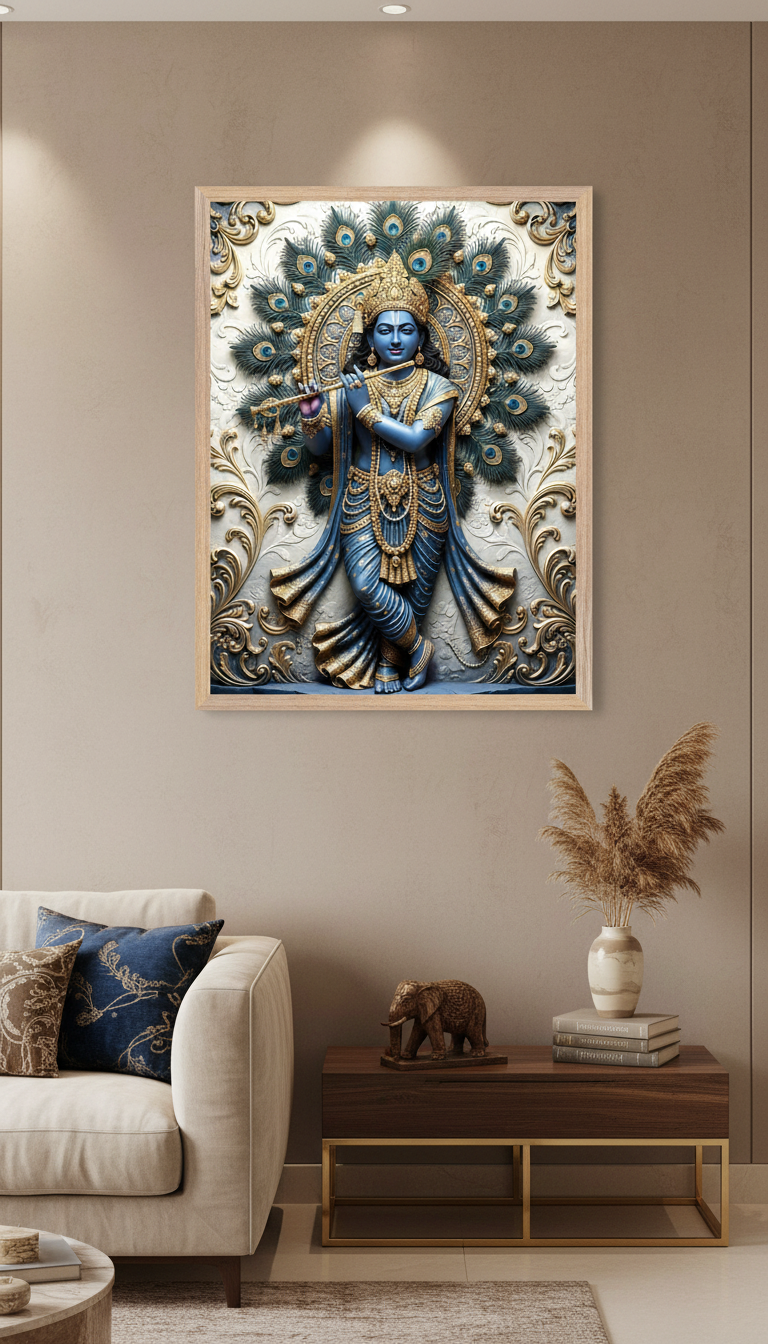 Krishna Wall Art Print
