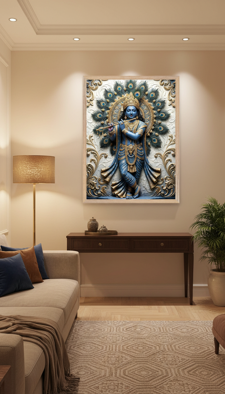 Krishna Wall Art Print