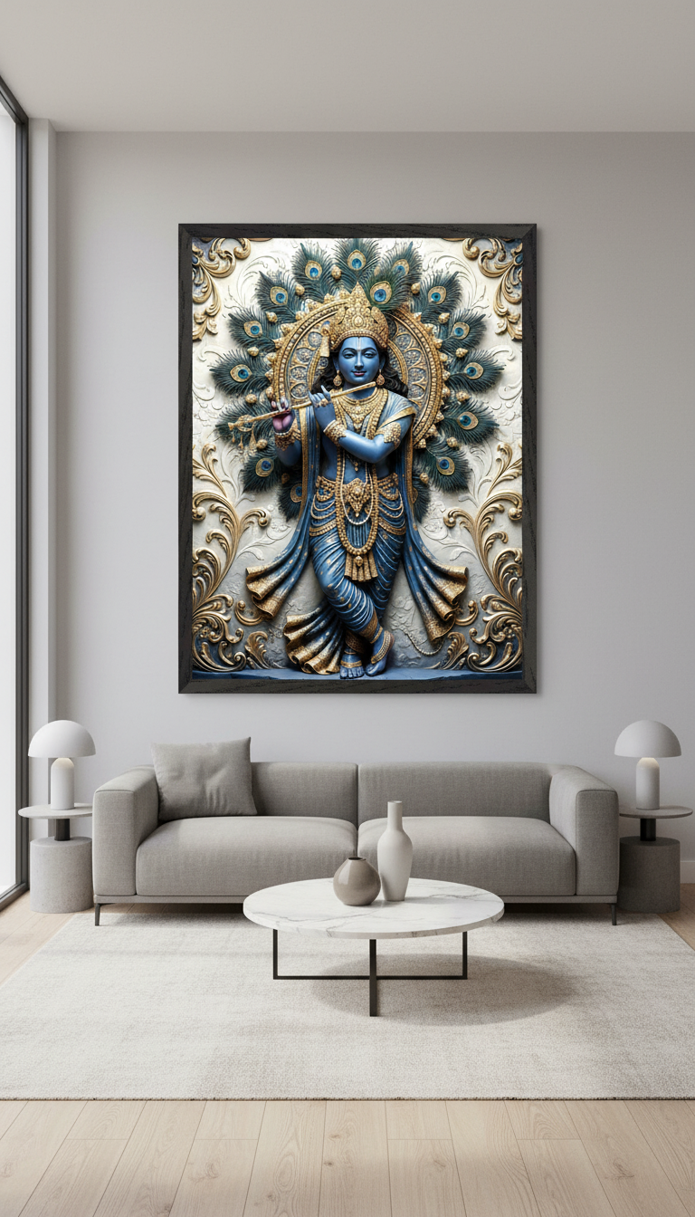 Krishna Wall Art Print