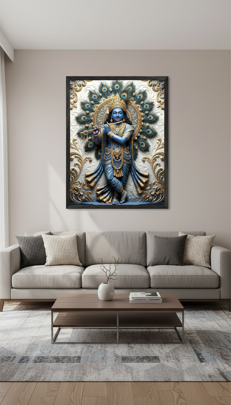 Krishna Wall Art Print