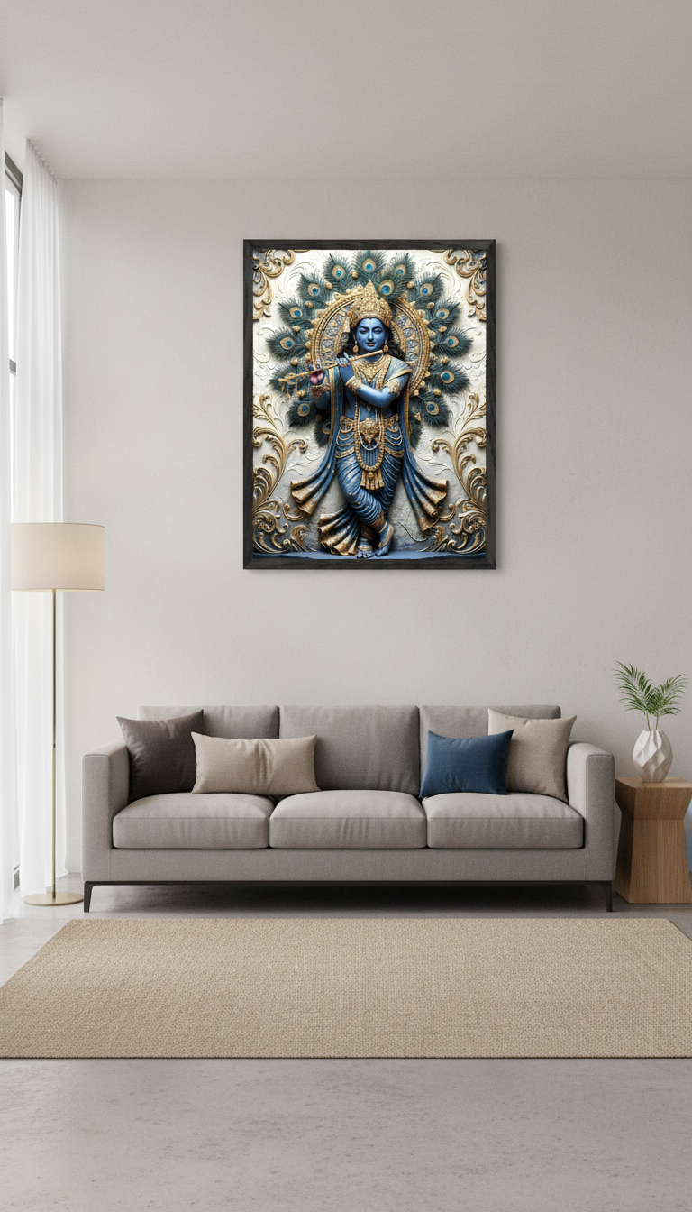 Krishna Wall Art Print