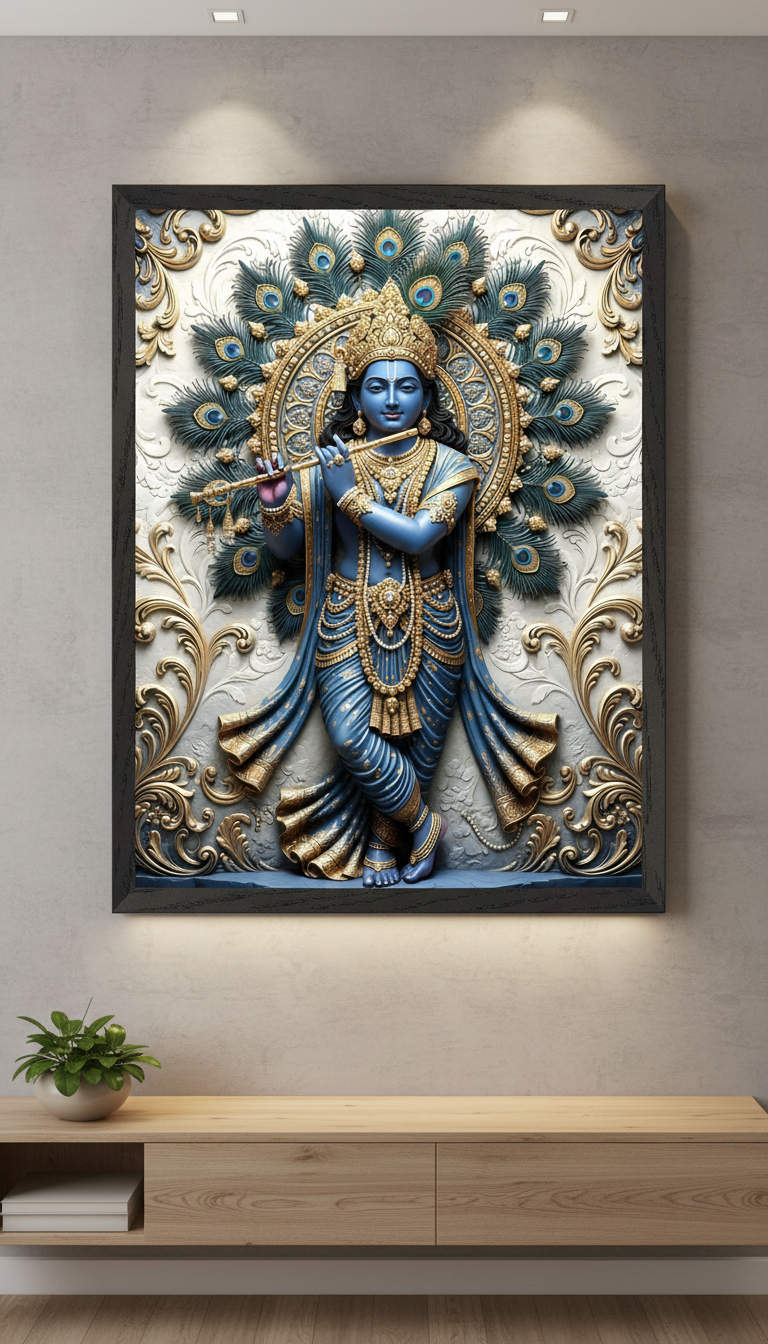 Krishna Wall Art Print