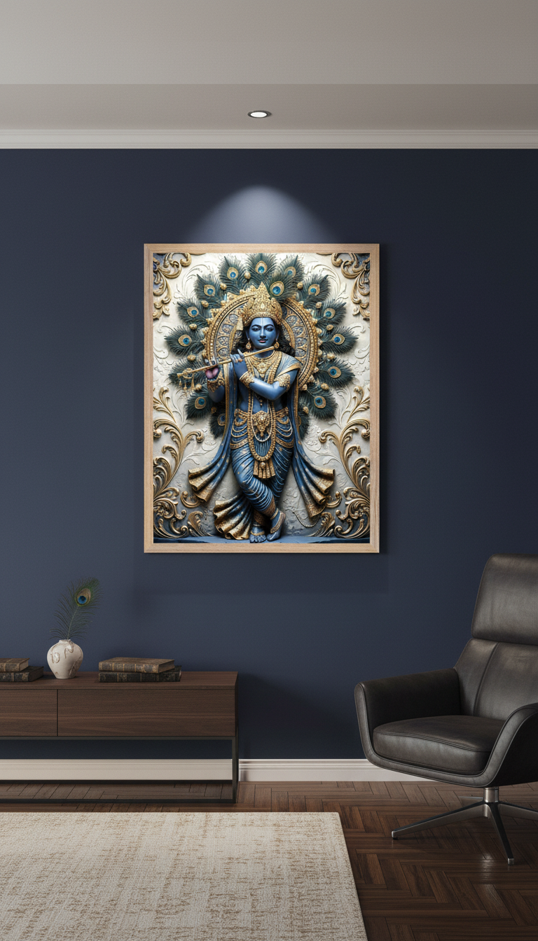 Krishna Wall Art Print
