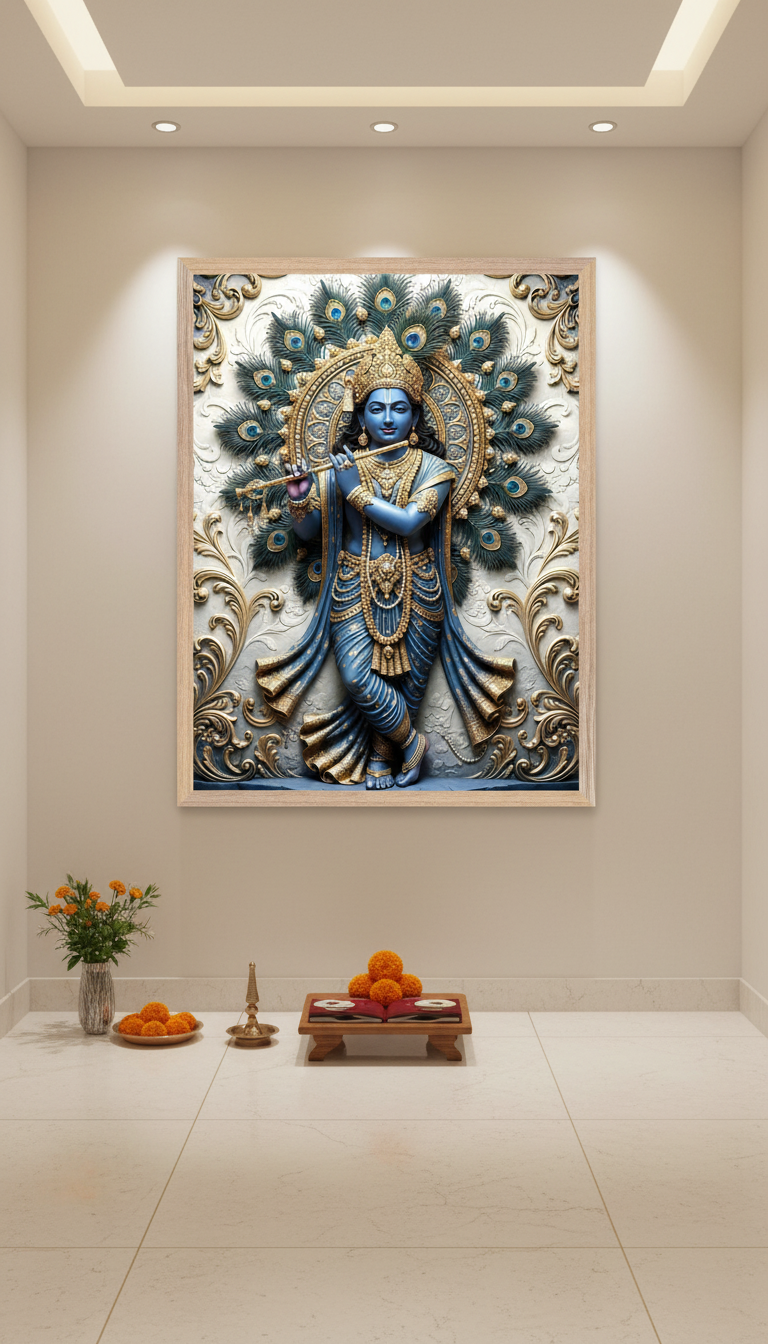 Krishna Wall Art Print