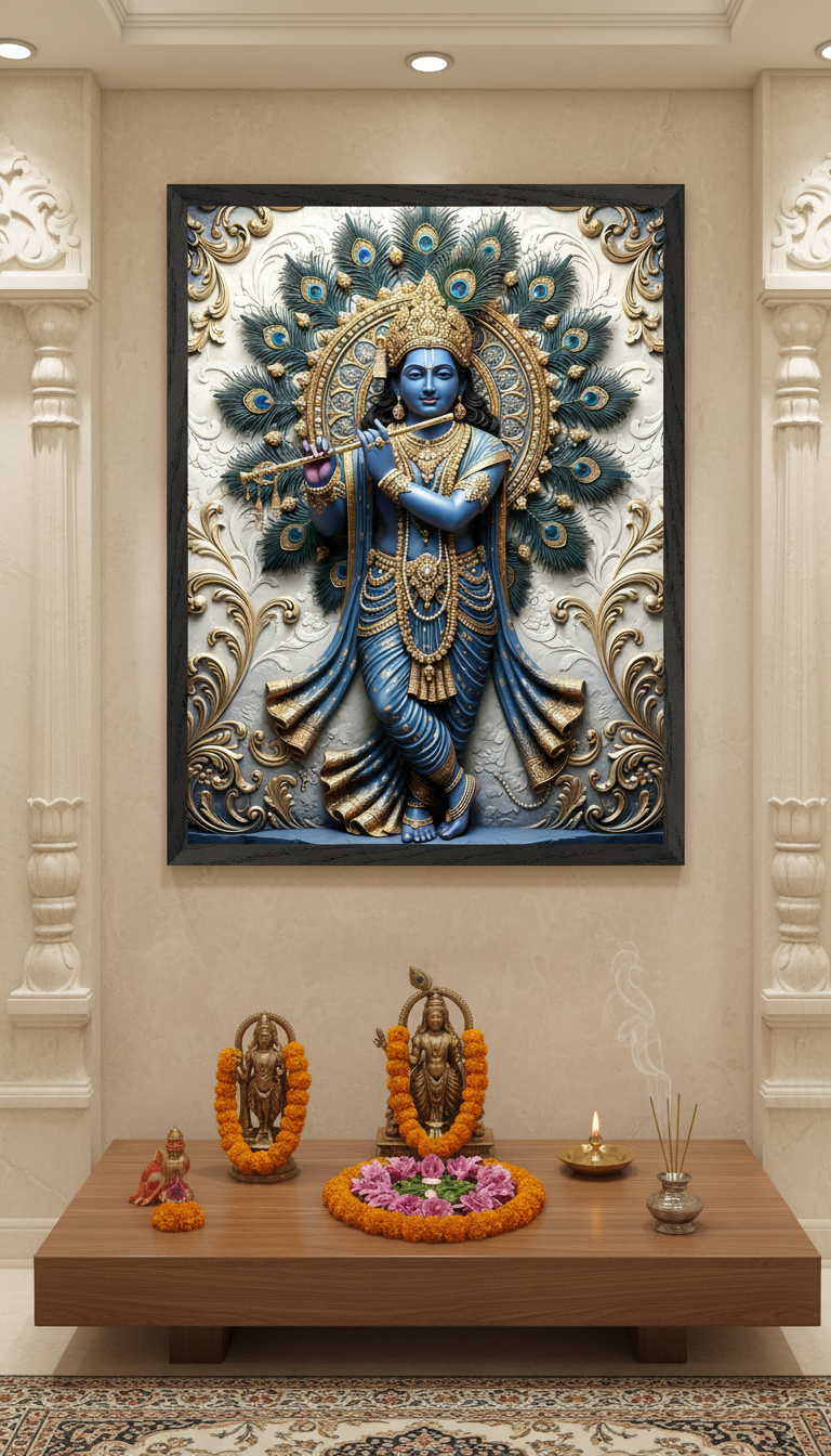 Krishna Wall Art Print