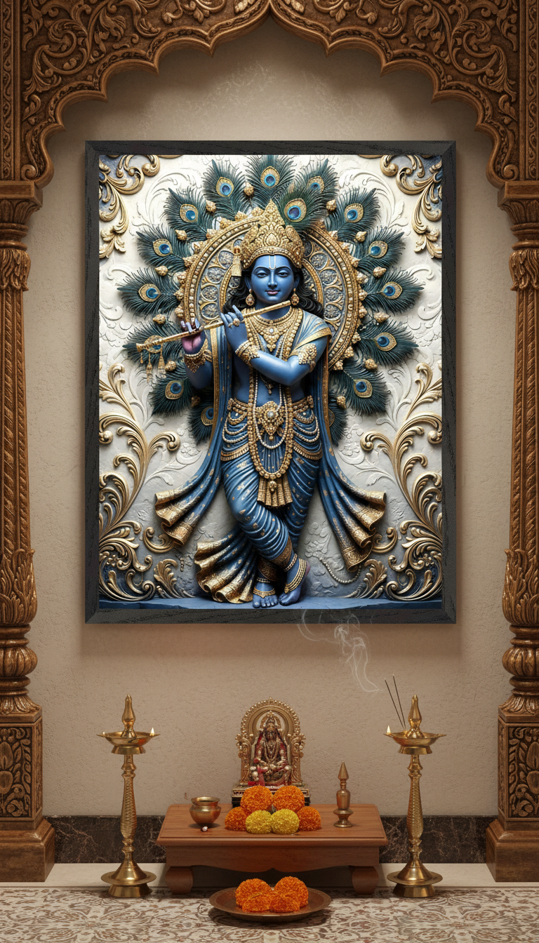 Krishna Wall Art Print