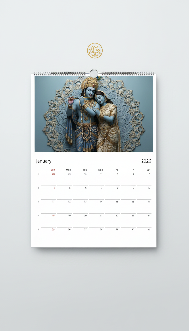 Hindu Wall calendar 2026 (US & Canada)