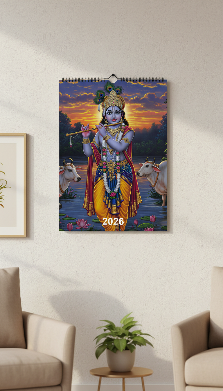 Hindu Wall calendar 2026 (US & Canada)