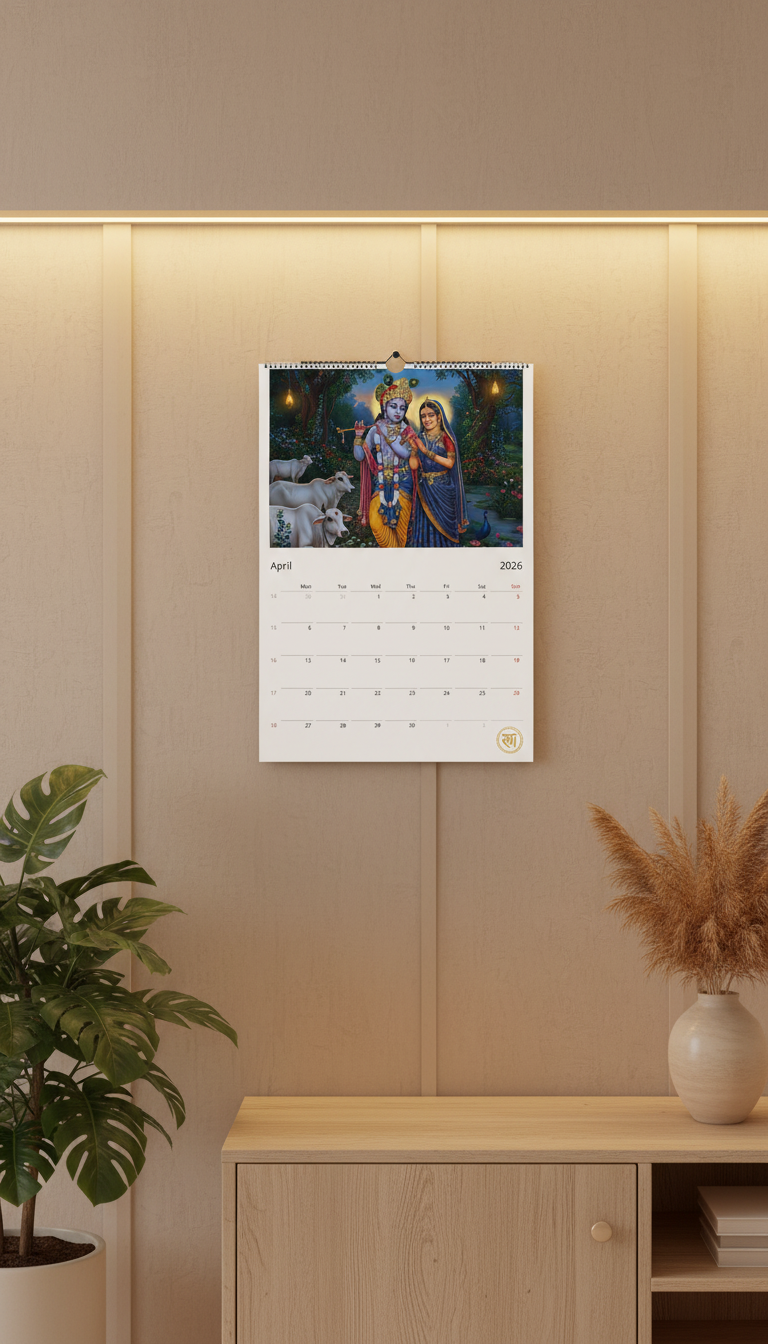 Hindu Wall calendar 2026 (US & Canada)