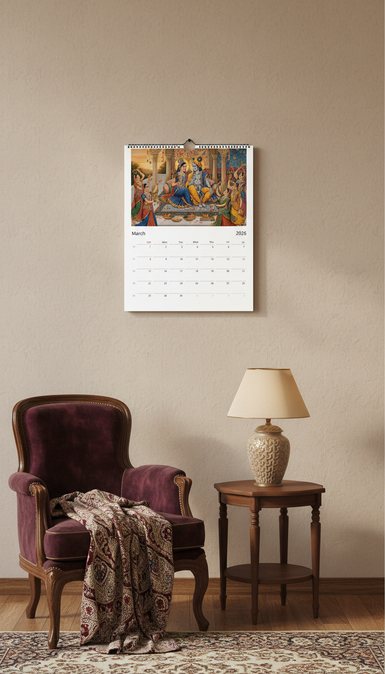 Hindu Wall calendar 2026 (US & Canada)