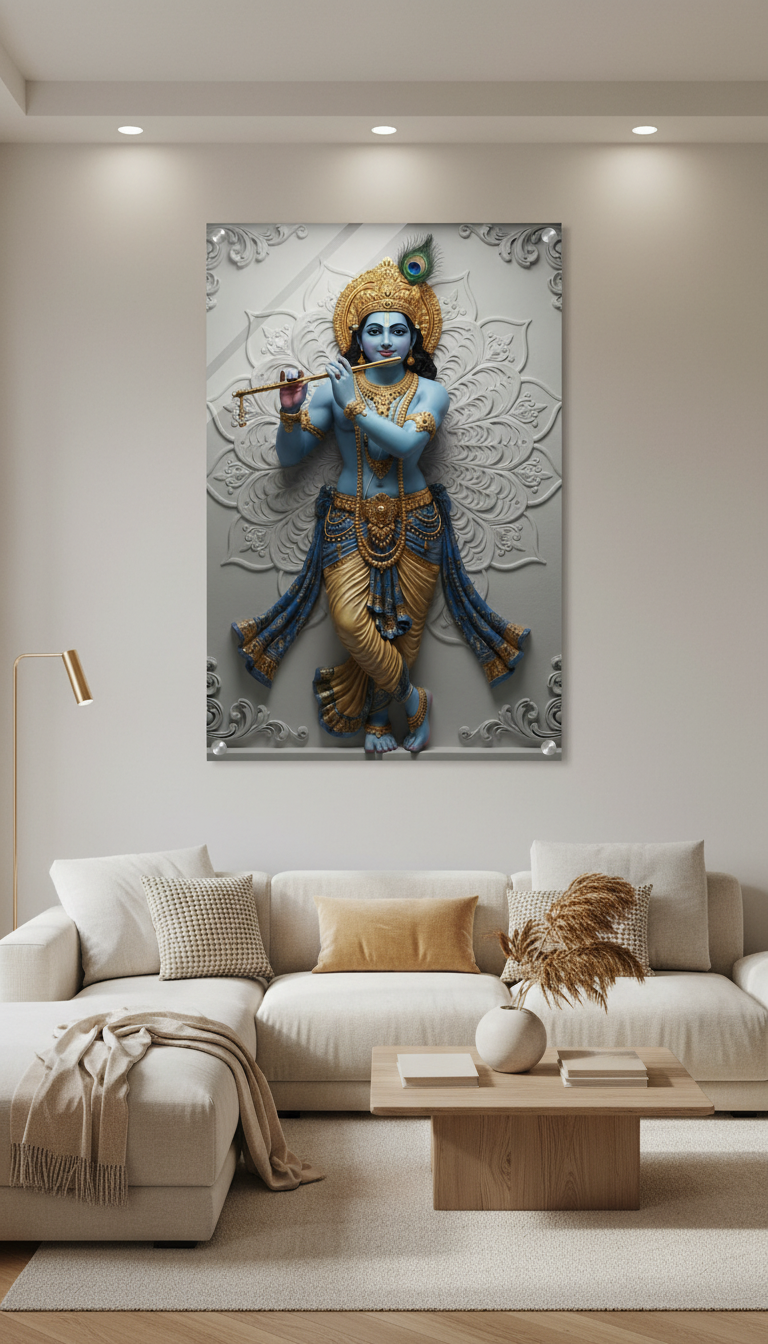 Krishna Wall Art- Acrylic Print