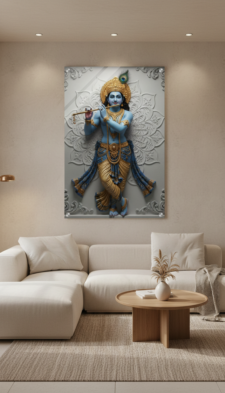 Krishna Wall Art- Acrylic Print