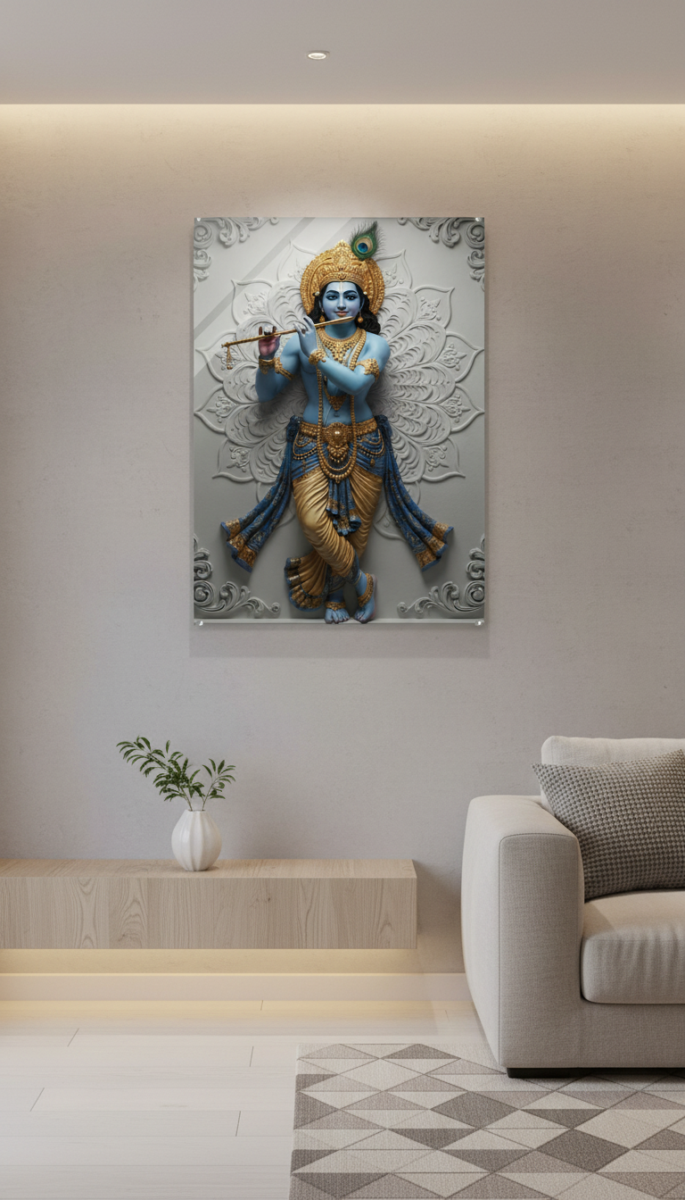 Krishna Wall Art- Acrylic Print