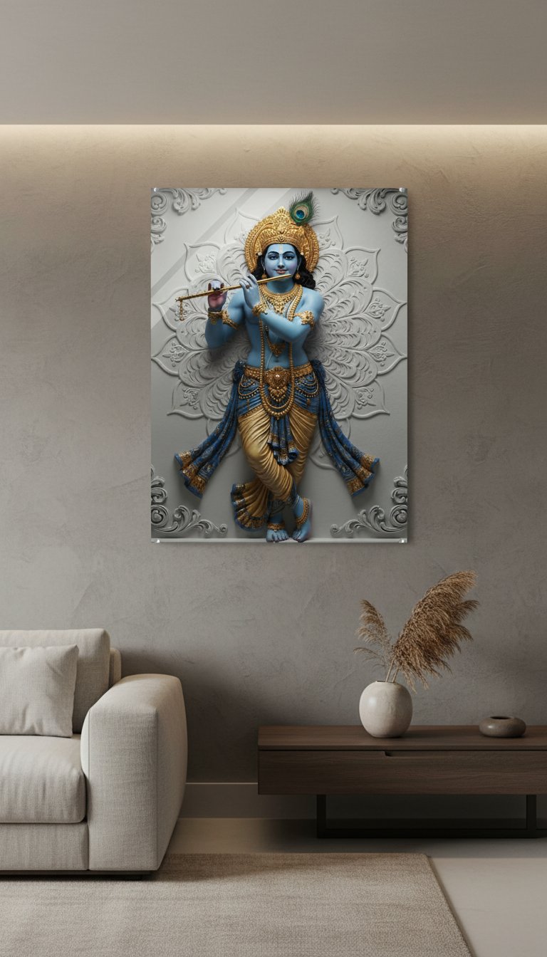 Krishna Wall Art- Acrylic Print