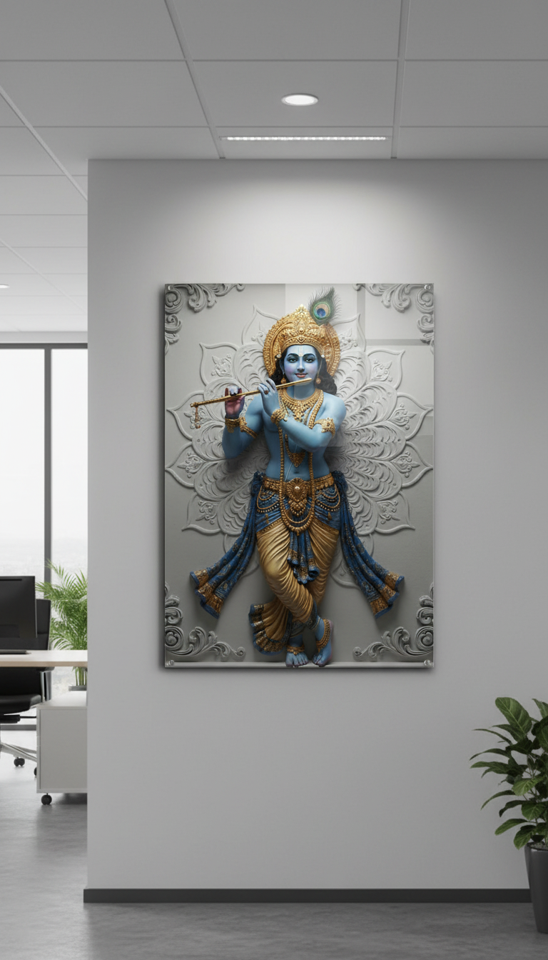 Krishna Wall Art- Acrylic Print
